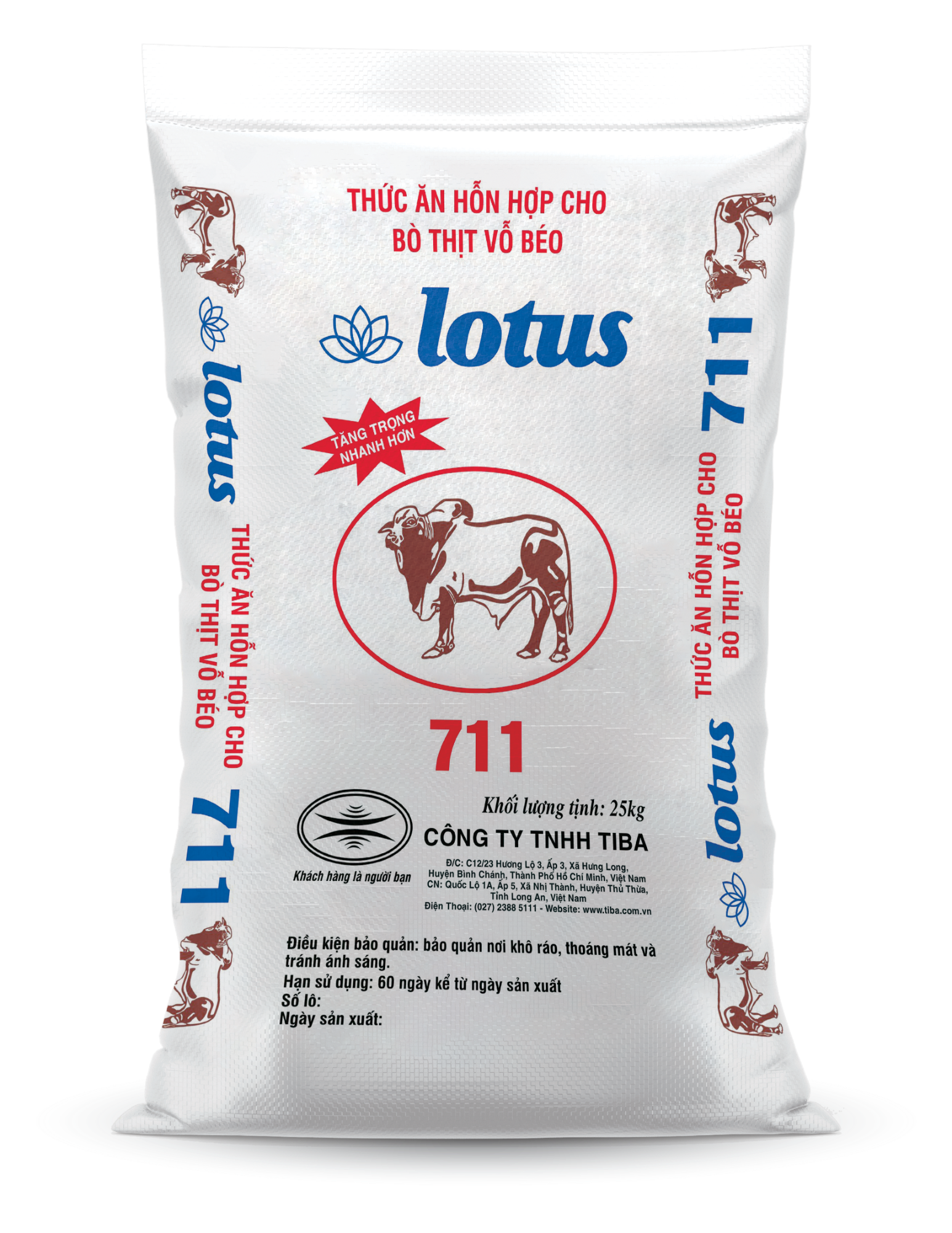 THỨC ĂN HỖN HỢP CHO BÒ THỊT VỖ BÉO