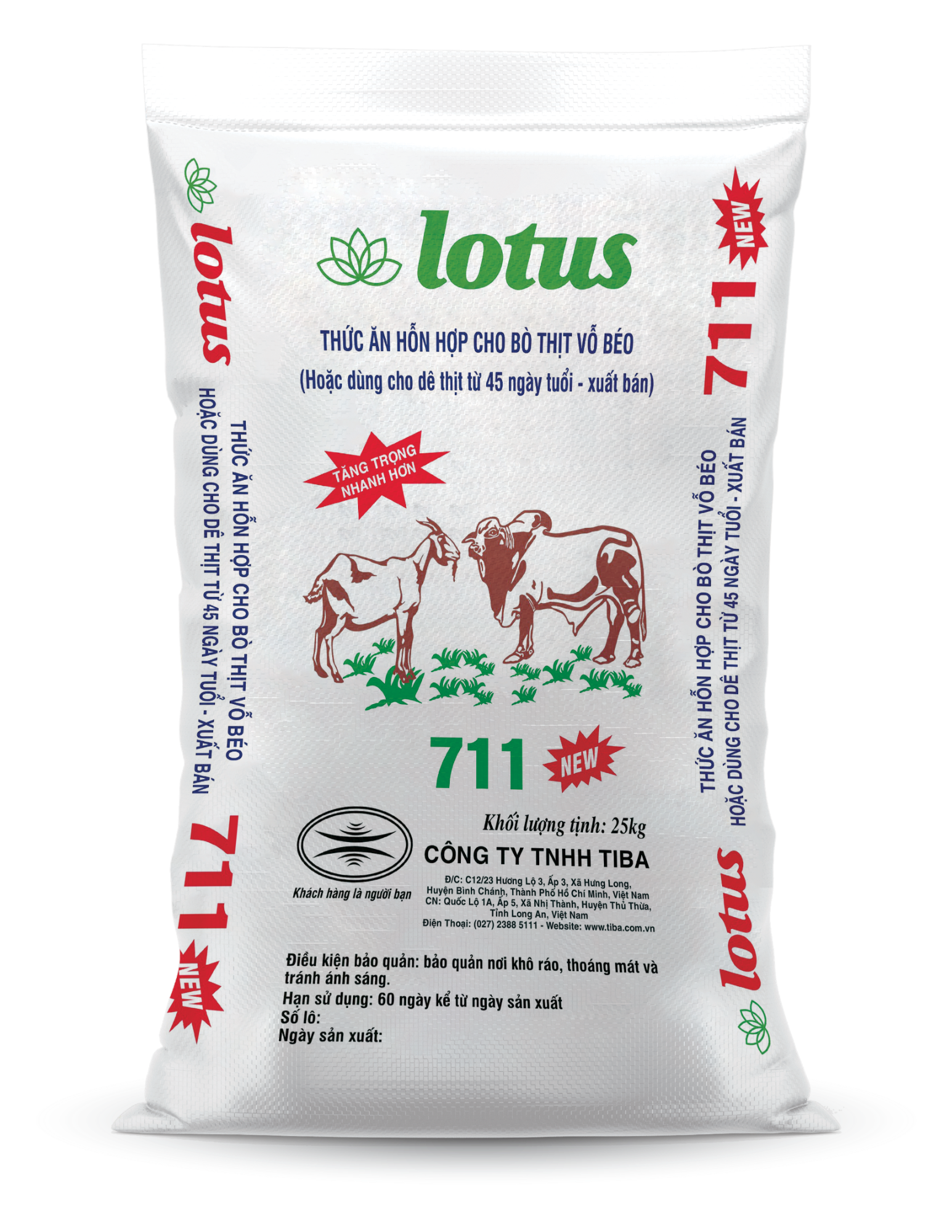 THỨC ĂN HỖN HỢP CHO DÊ THỊT TỪ 45 NGÀY TUỔI ĐẾN XUẤT BÁN