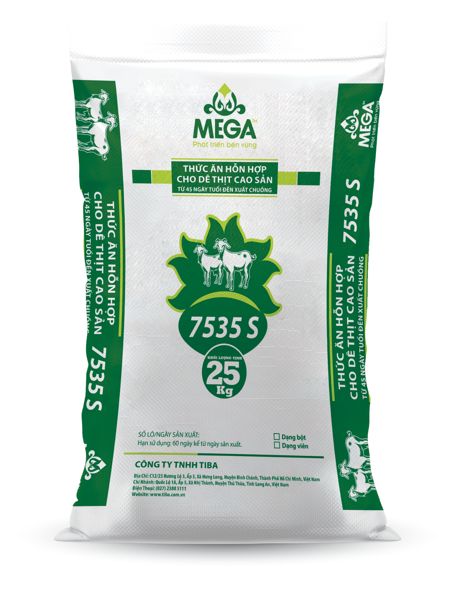 THỨC ĂN HỖN HỢP CHO DÊ THỊT CAO SẢN