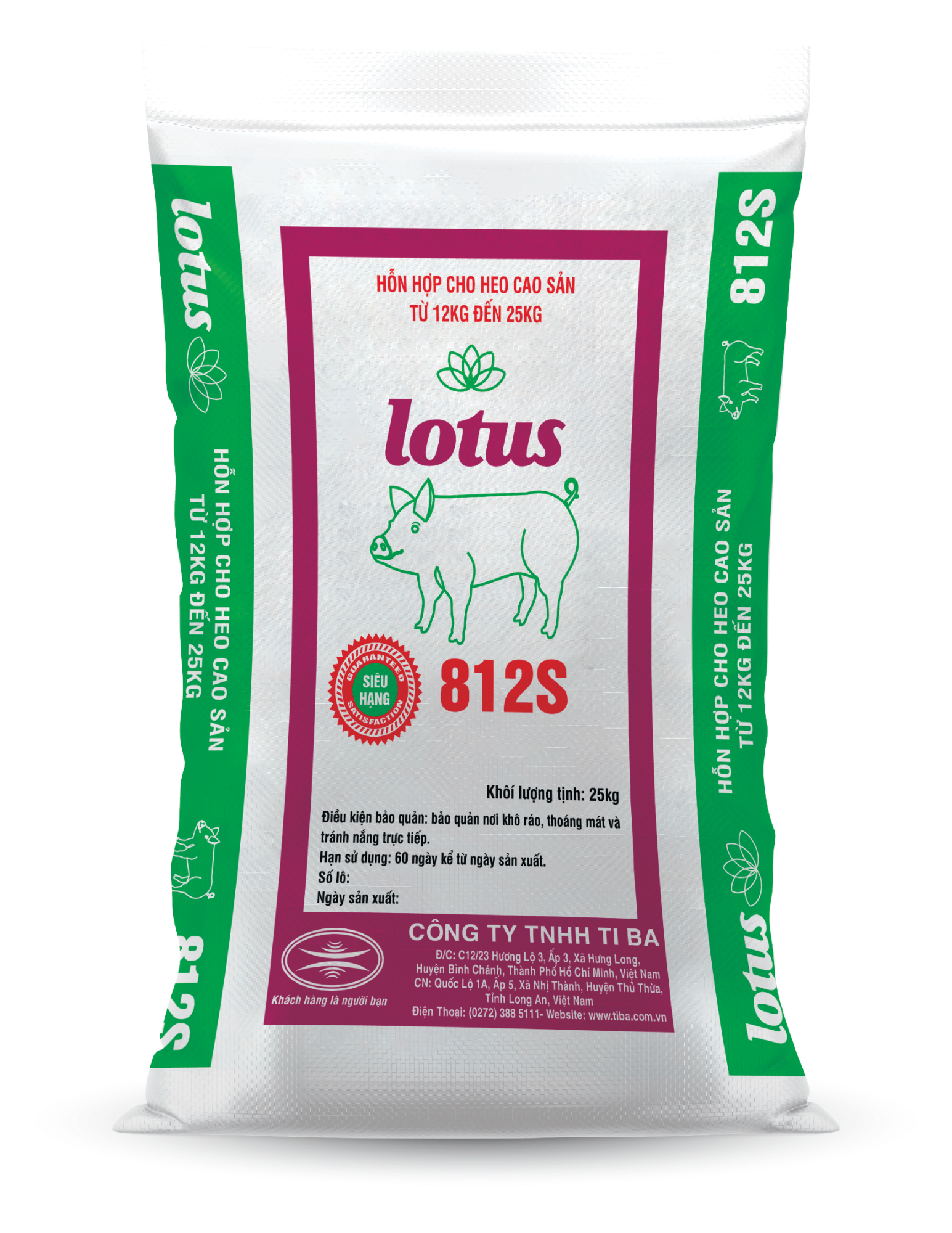 THỨC ĂN HỖN HỢP CHO HEO THỊT CAO SẢN TỪ 12 ĐẾN 25KG