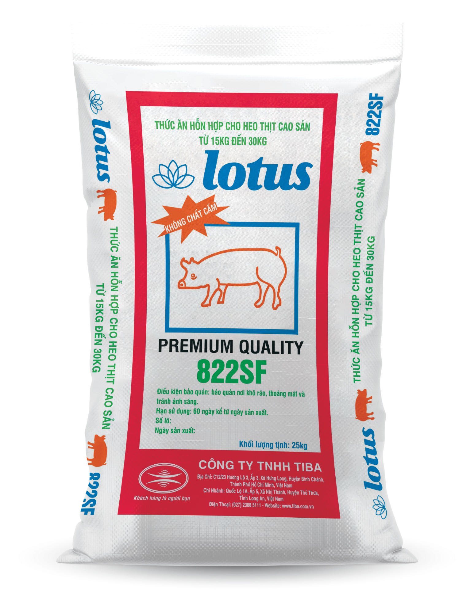 THỨC ĂN HỖN HỢP CHO HEO THỊT CAO SẢN TỪ 15 ĐẾN 30KG
