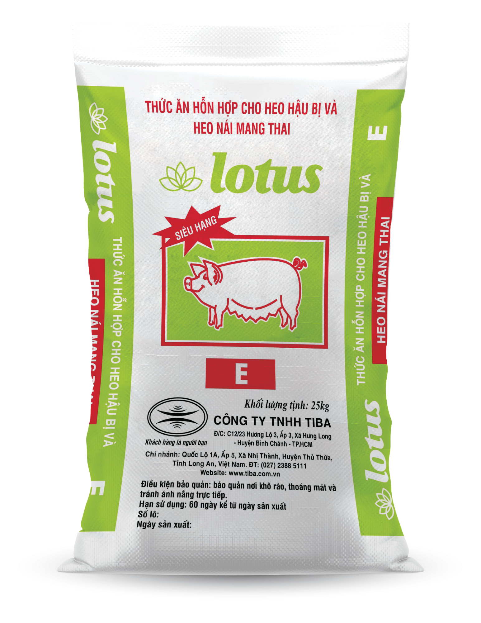 THỨC ĂN HỖN HỢP CHO HEO HẬU BỊ VÀ HEO NÁI MANG THAI